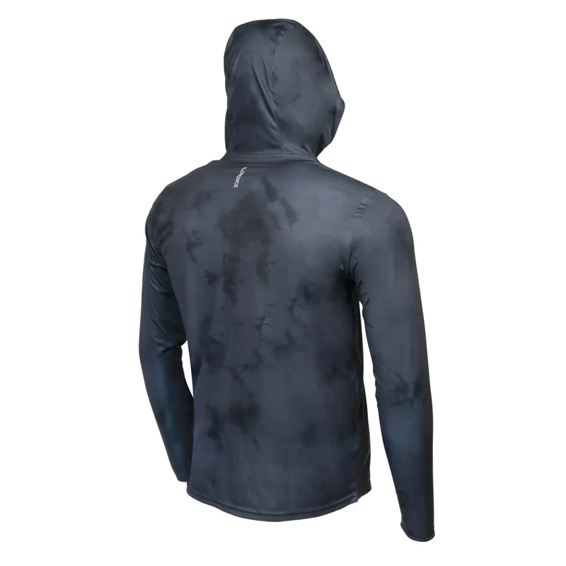 Florence Marine X Stratus Long Sleeve Hooded Shirt in Black-1